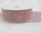 1.5" x 10 Yards Pink Diamond Mesh Ribbon 5 Rolls of Rhinestone Bling Ribbon